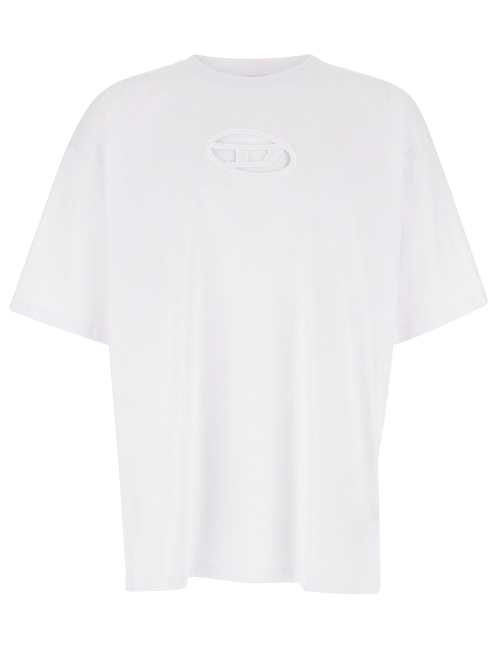 White T-Boxt-OD cotton T-shirt - DIESEL - Mariodannashop