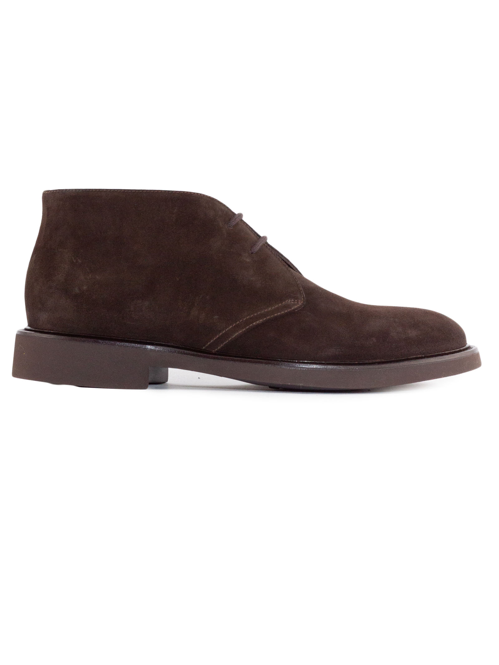 Brown mink suede ankle boot DOUCAL S Mariodannashop