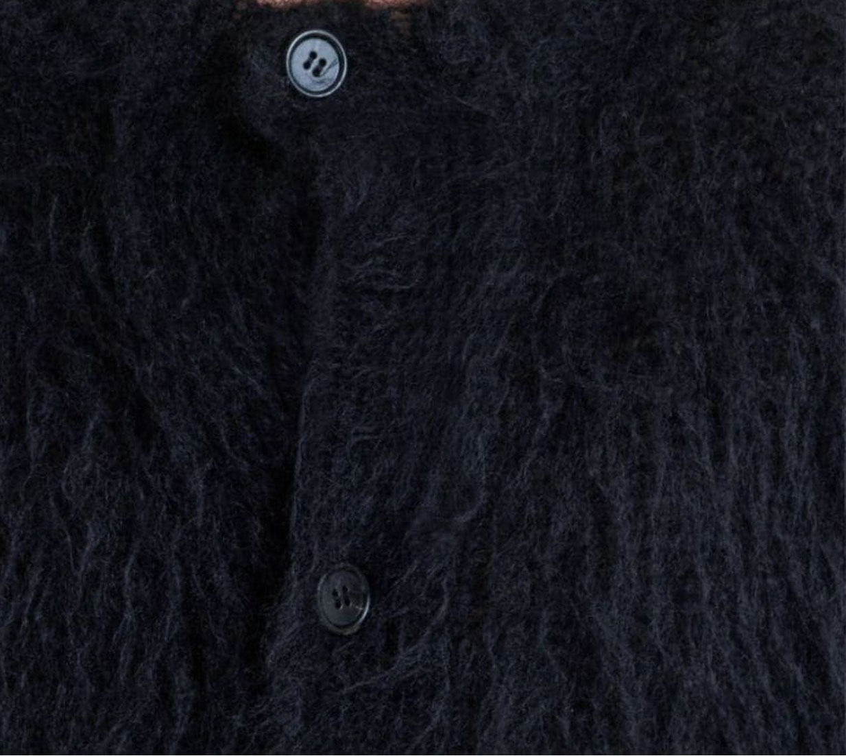 Our legacy cardigan black mohair