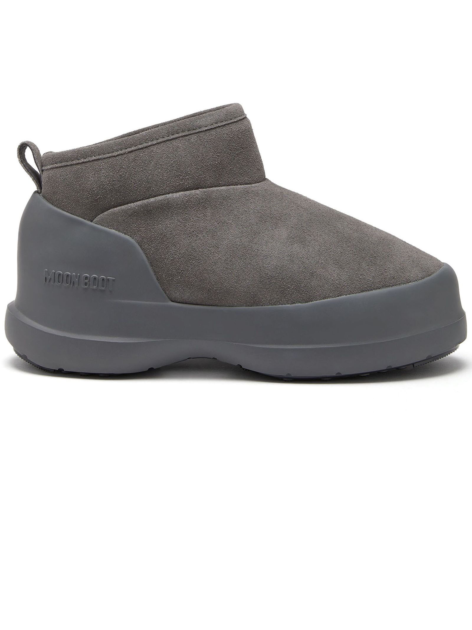 Luna Low Grey Suede Boots