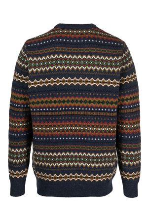 Barbour Case Fair Isle Navy Marl sweater BARBOUR Mariodannashop
