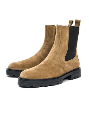 Beige suede Chelsea Ankle Boots HOGAN | HXM6730FM60BYEV624