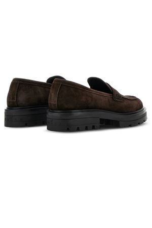 H673 brown suede loafers HOGAN | HXM6730FM90BYES808