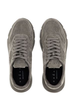 Hogan Hyperlight Sneakers in gray suede HOGAN | HXM5630FK61BTMB804