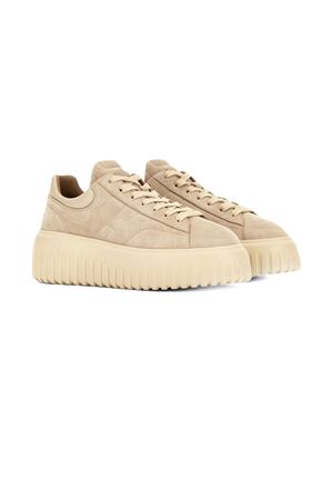 Hogan H-Stripes Beige Sneakers HOGAN | HXM6450FC6TPJQC023