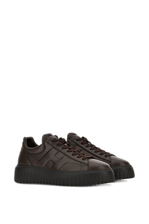 Hogan H-Stripes Sneakers Brown HOGAN | HXM6450FC6TUDMS808