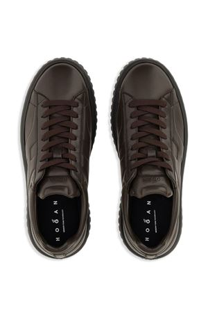 Hogan H-Stripes Sneakers Brown HOGAN | HXM6450FC6TUDMS808