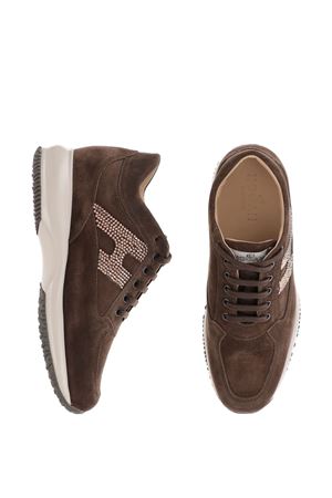 Hogan Interactive Sneakers Brown, HOGAN | HXW00N02011UH60UU0