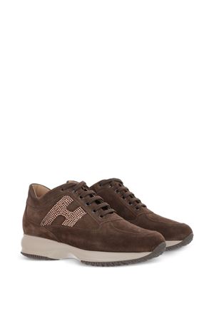 Hogan Interactive Sneakers Brown, HOGAN | HXW00N02011UH60UU0