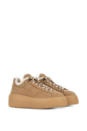 Hogan H-Stripes Beige Sneakers HOGAN | HXW6450FN3G6RNC808