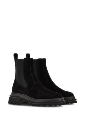 black leather chelsea boots HOGAN | HXW6740FM0IBYEB999