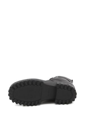 Hogan H700 Black Combat Boots HOGAN | HXW7000FW70ULVB999