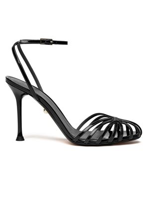 Sandalo gabbia in vernice nero ALEVI | L25SC002R1261997BLACK