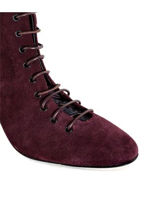 Bordeaux suede high heels ankle boots ALEVI | L25W7004N1042301BORDEAUX