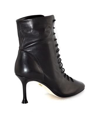 Black leather high heels ankle boots ALEVI | L25W7004N1043997BLACK