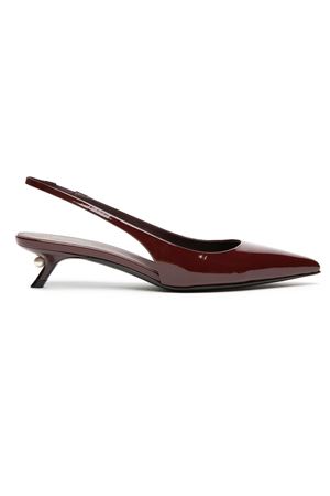 Burgundy patent leather slingback ALEVI | L26W3001F1261345MERLOT