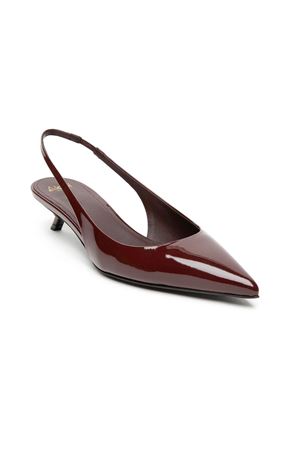 Burgundy patent leather slingback ALEVI | L26W3001F1261345MERLOT