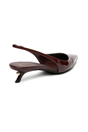 Burgundy patent leather slingback ALEVI | L26W3001F1261345MERLOT