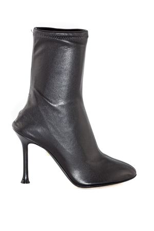 Black leather high heels ankle boots ALEVI | L26W7008R1044997BLACK