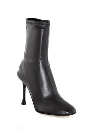 Black leather high heels ankle boots ALEVI | L26W7008R1044997BLACK