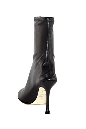 Black leather high heels ankle boots ALEVI | L26W7008R1044997BLACK