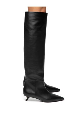 Black calfskin high boot ALEVI | L26W9002F1245997BLACK
