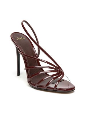 Sandal in burgundy patent leather ALEVI | L26WC001U1261345MERLOT