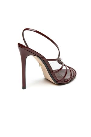 Sandal in burgundy patent leather ALEVI | L26WC001U1261345MERLOT