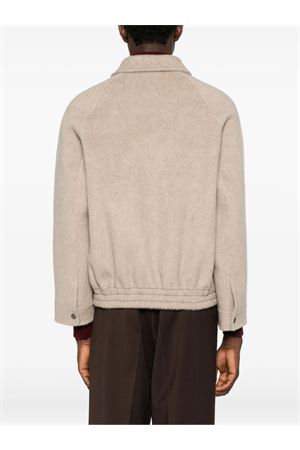 Beige wool and cashmere jacket AMARANTO | B6F0009FU12M