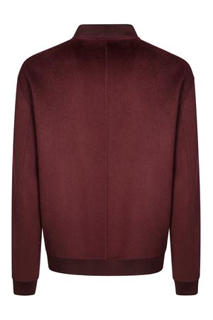 Bordeaux wool and cashmere jacket AMARANTO | B6F0011FU39M
