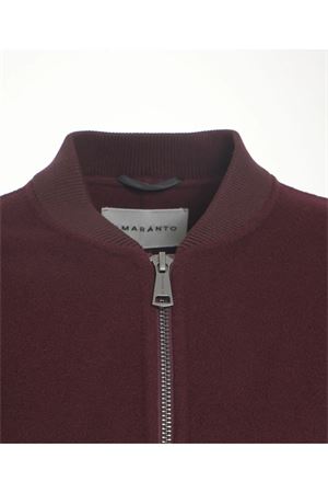 Bordeaux wool and cashmere jacket AMARANTO | B6F0011FU39M