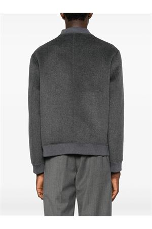 Grey wool and cashmere jacket AMARANTO | B6F0011FU95M