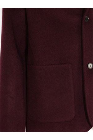 Giacca in misto lana e cashmere bordeaux AMARANTO | B6F0012FU39M