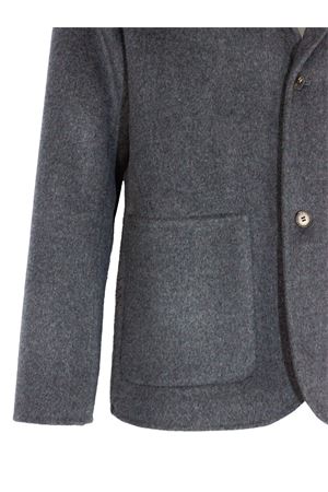 Giacca in misto lana e cashmere grigio AMARANTO | B6F0012FU95M