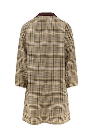 Checked wool blend coat AMARANTO | B6F0025FFNOCCIOLA