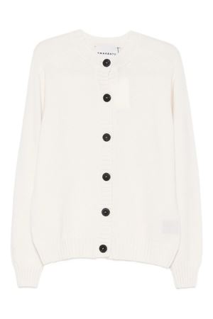 White wool and cashmere blend cardigan AMARANTO | B9F0022FU03M