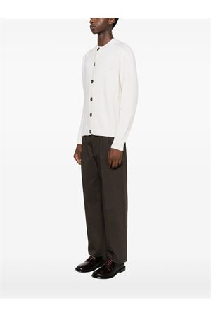 White wool and cashmere blend cardigan AMARANTO | B9F0022FU03M