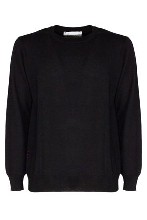 Maglia in lana nera AMARANTO | B9F0046A99