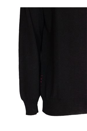 Maglia in lana nera AMARANTO | B9F0046A99