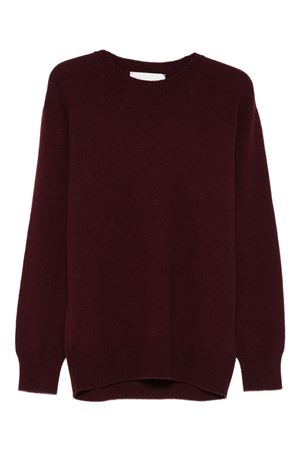 Bordeaux wool and cashmere blend jumper AMARANTO | B9F0104FU39M