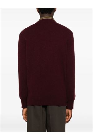Bordeaux wool and cashmere blend jumper AMARANTO | B9F0104FU39M