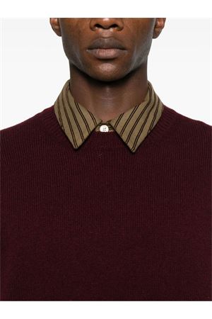 Bordeaux wool and cashmere blend jumper AMARANTO | B9F0104FU39M