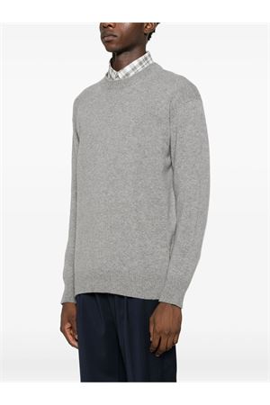 Grey wool and cashmere blend jumper AMARANTO | B9F0104FU93M