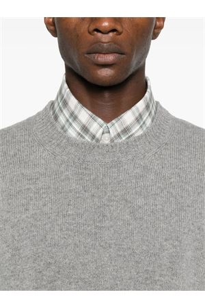 Grey wool and cashmere blend jumper AMARANTO | B9F0104FU93M