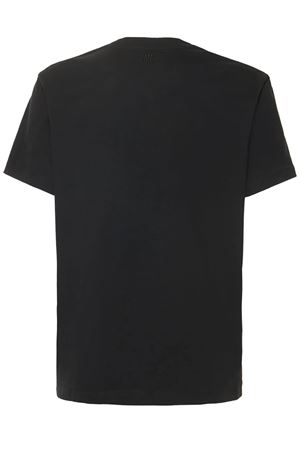 Black organic cotton jersey T-shirt AMI | BFUTS035724001