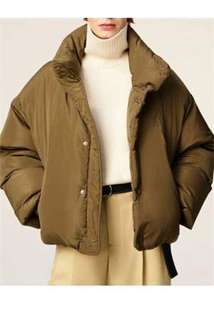 Piumino in taffetà tecnico verde AMI | FJK832PL0039298