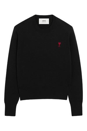 Maglione in lana nero AMI | FKS826001009