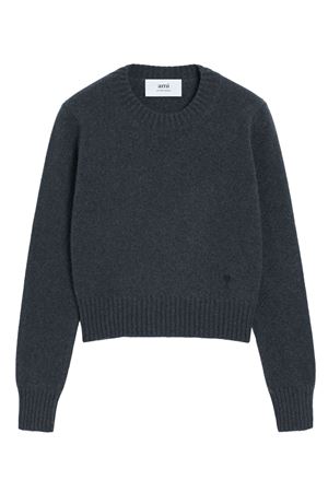 Maglione in cashmere grigio AMI | FKS832005020