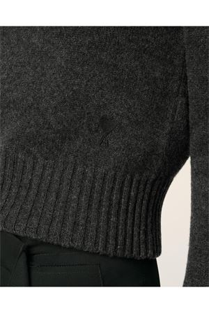 Maglione in cashmere grigio AMI | FKS832005020