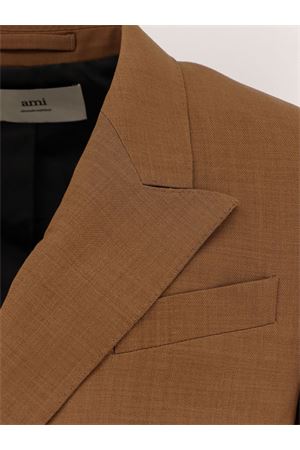 Giacca doppiopetto in twill di lana leggera AMI | HBV006WV0066216